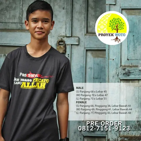 Kaos Bahasa Palembang